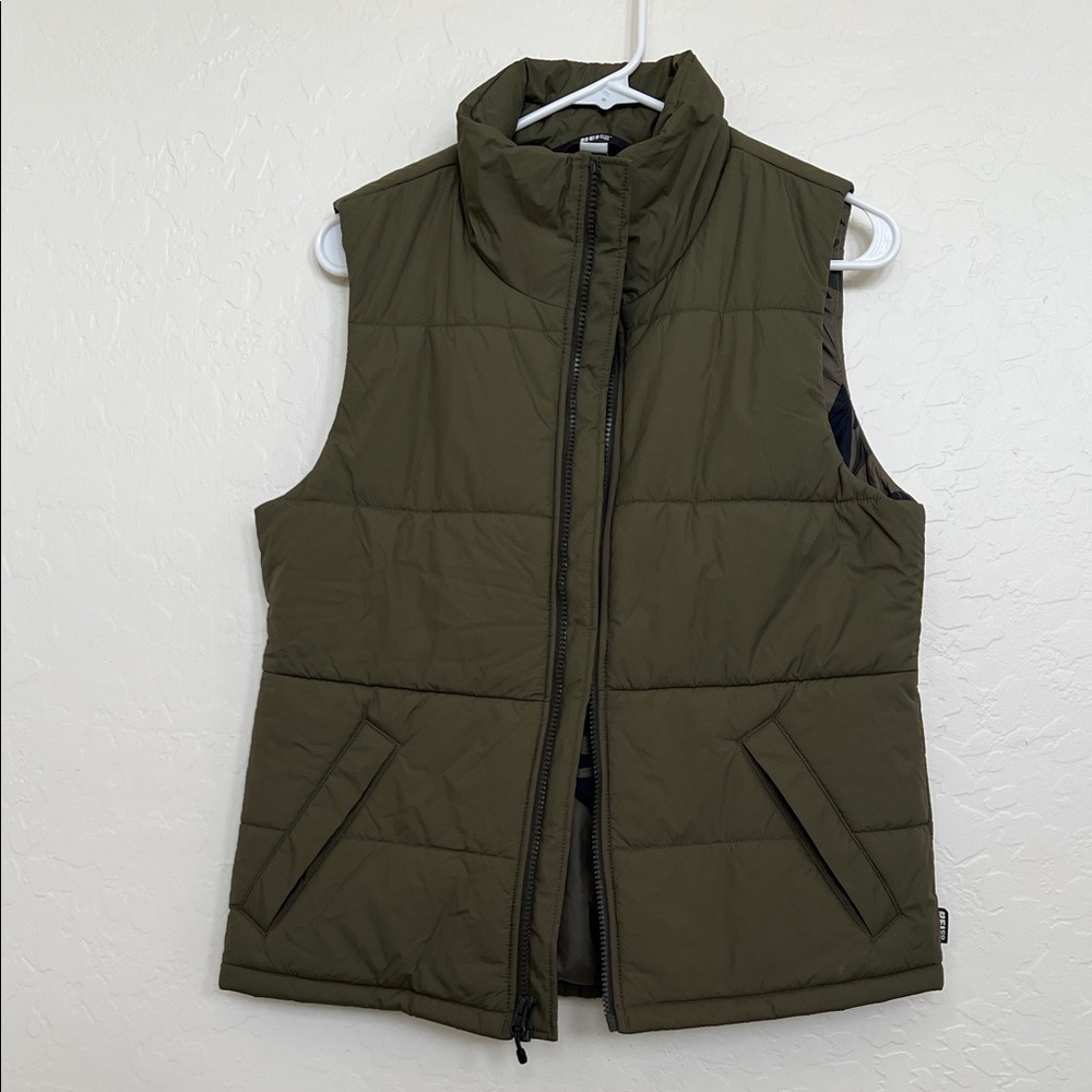 REI Olive Green Puffer Vest